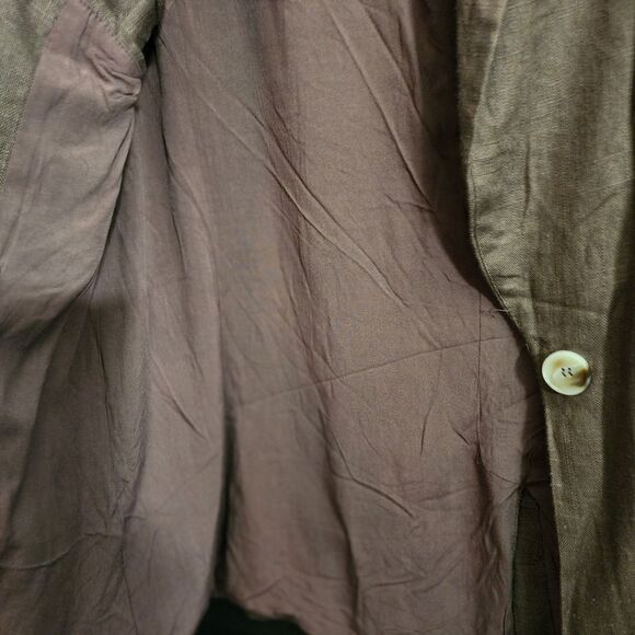 JLUXLABEL 'Parker' Oversize Cotton & Linen Blazer - Picture 12 of 16